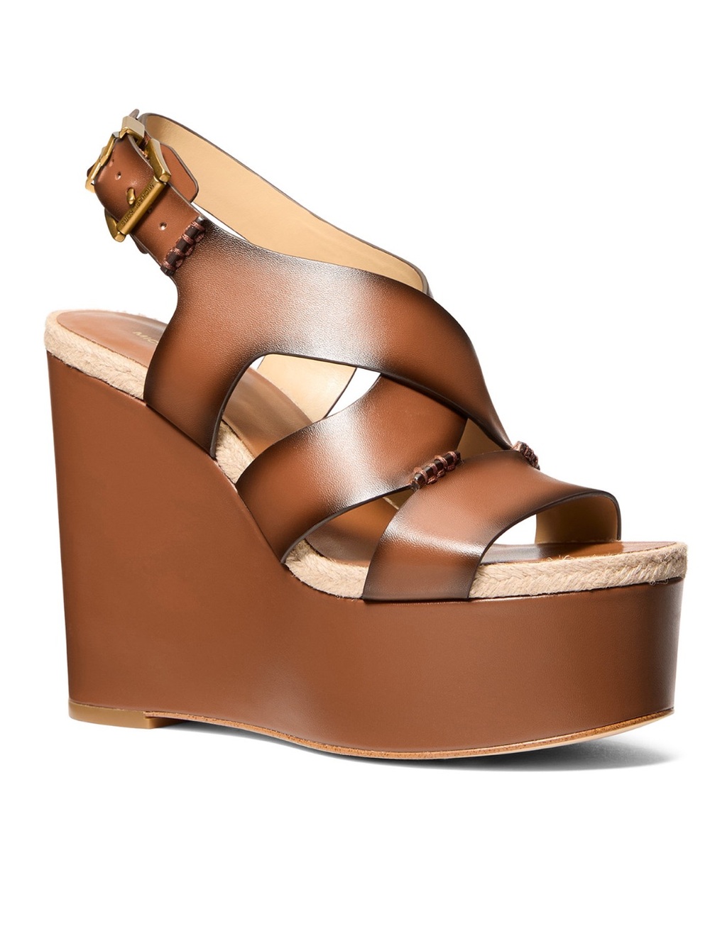 Michael Kors Women’s Raven Wedge Buckle Sandal NWT